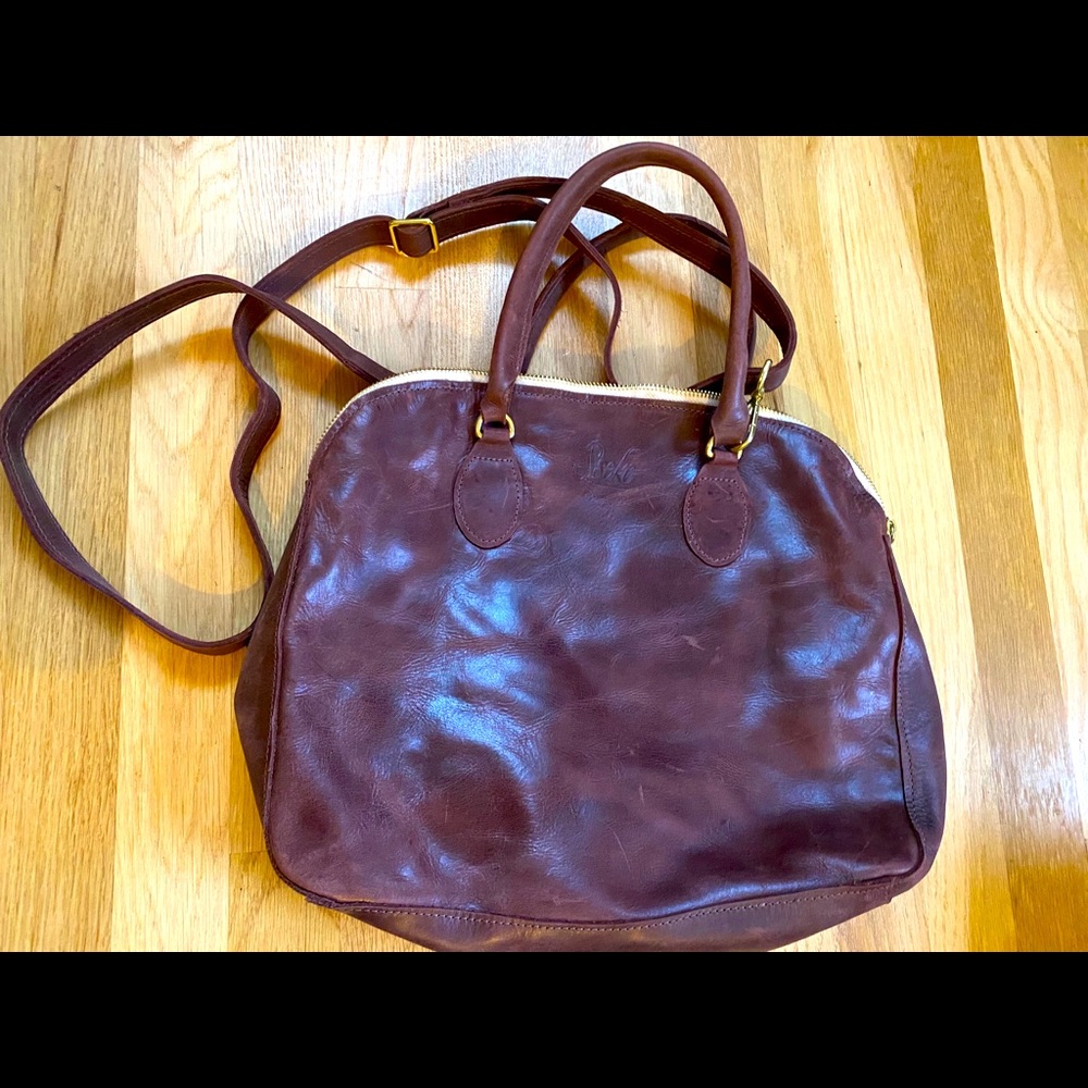 Sseko Sheba bag in Mahagony
